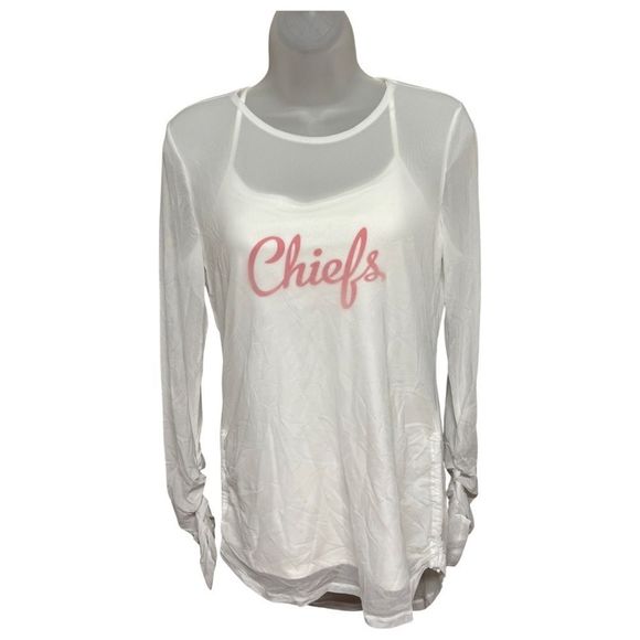 All Sport Apparel Cotton Tank Top with Separate Long Sleeve Mesh Top. - Picture 5 of 16